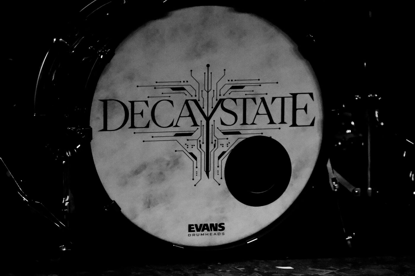 Decaystate kick drum head